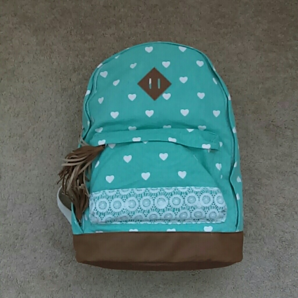 Mudd mint mini heart backpack